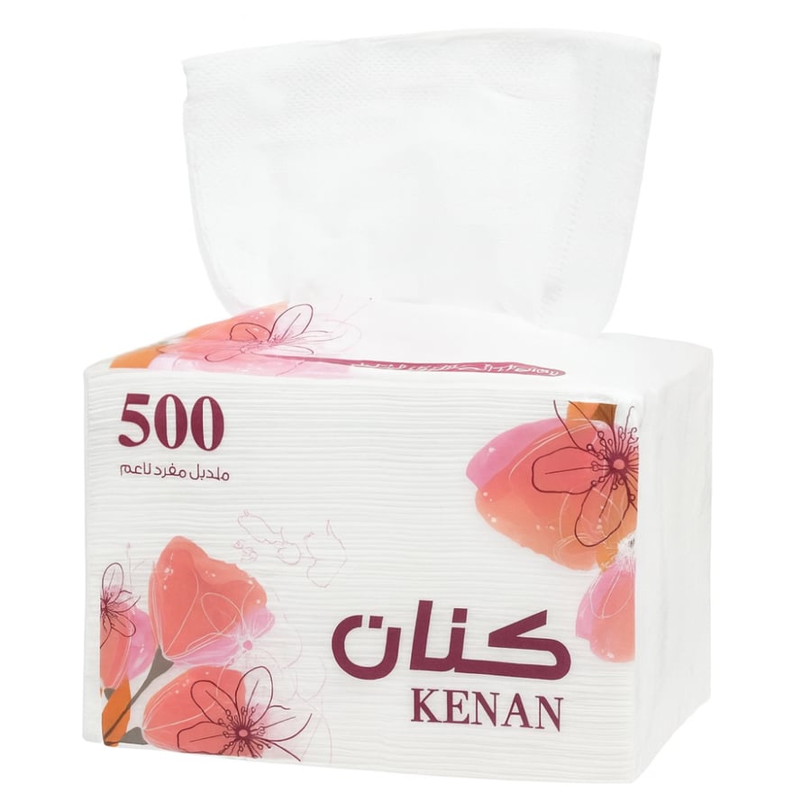 عرض 2 × مناديل ورقية كنان – 500 منديل
