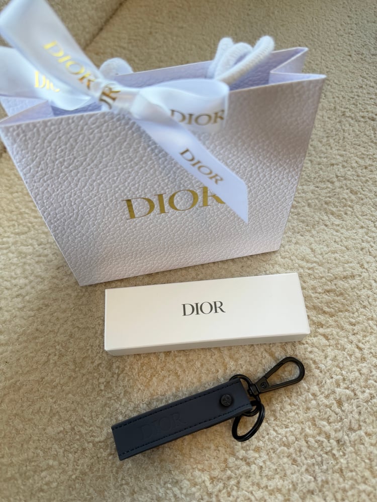 Dior medal with the box and bag