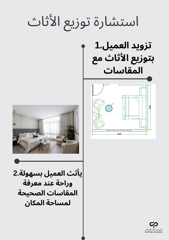 استشارة توزيع أثاث