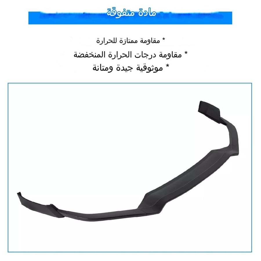 Sports accessories for the front bumper (beard) for Nissan Maxima 2016-2019