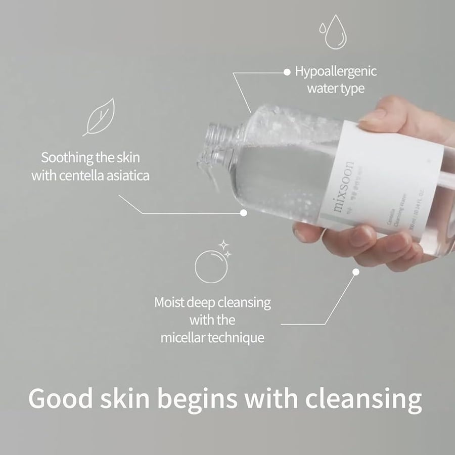 mixsoon - Centella Cleansing Water   مزيل مكياج مائي