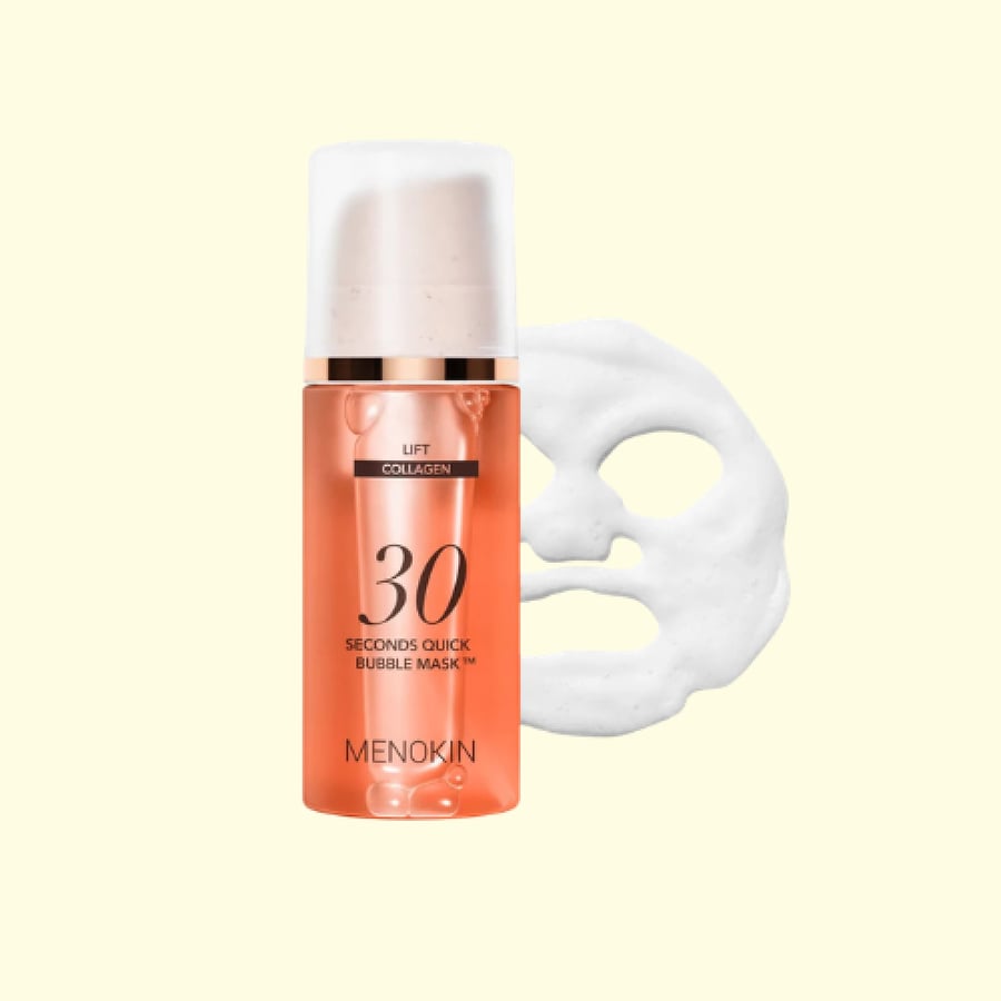 MENOKIN  30 Seconds Quick Bubble Mask 95ml  LIFT سر النضارة الصباحية السريعة - ماسك الفقاعات لشد البشرة
