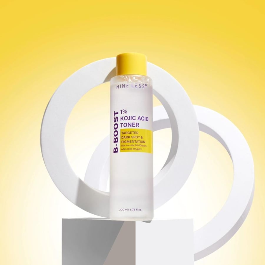 NINELESS - B-Boost 1 Kojic Acid Toner تونر ناينلس بحمض الكوجيك: الخبير الأول في محو التصبغات والبقع.