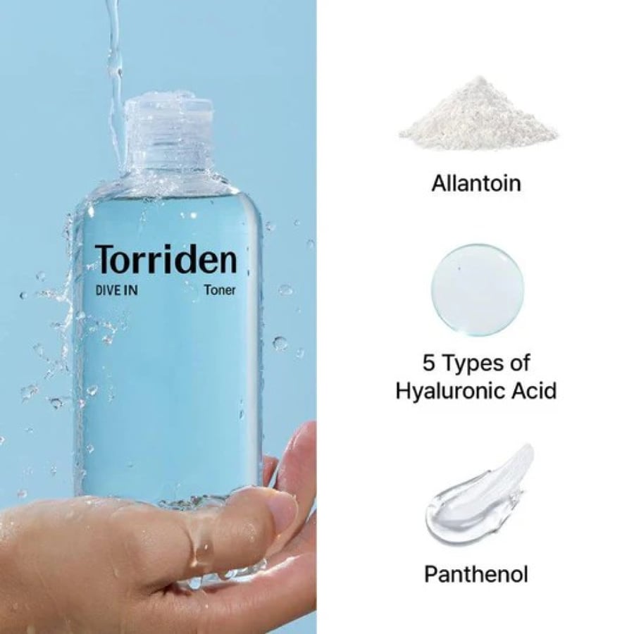Torriden - DIVE-IN Low Molecule Hyaluronic Acid Toner تونر الترطيب من توردايدون