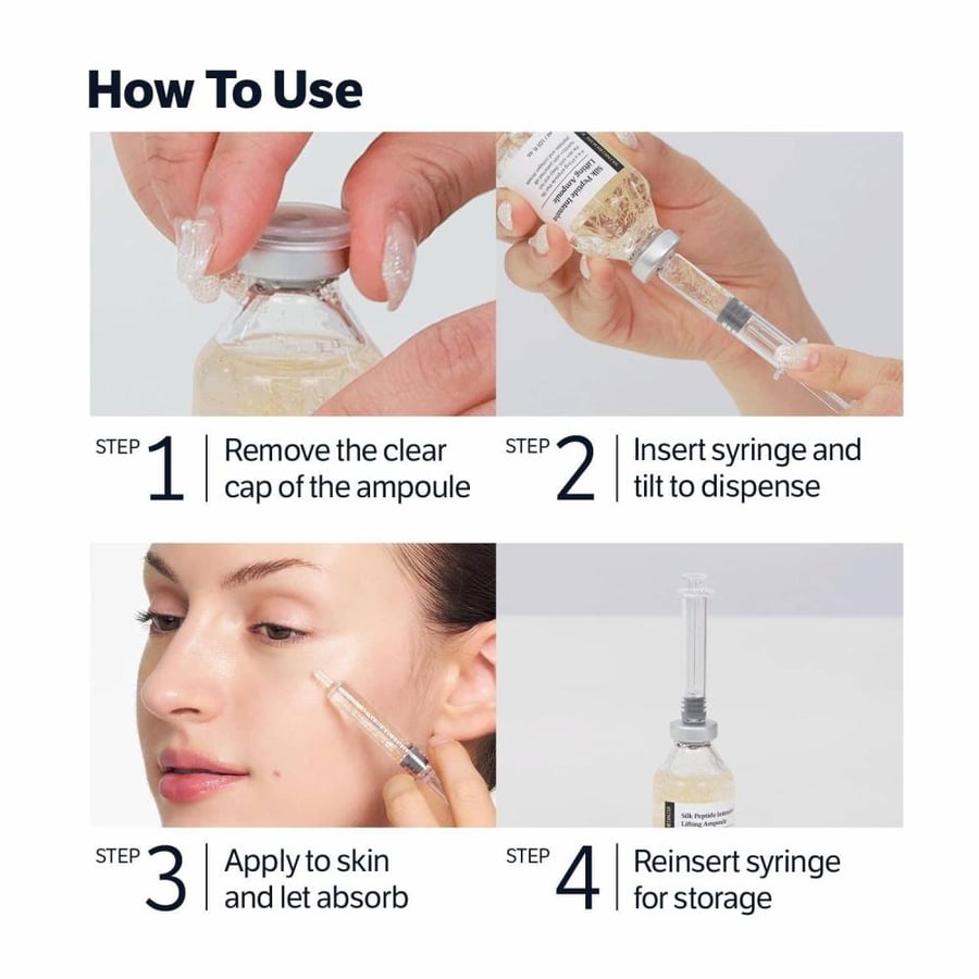 Sungboon Editor  Deep Collagen Silk Peptide Intensive Ampoule 40ml سيروم وكريم تعزيز الكولاجين العميق من صنغبون إيديتور - 30 مل