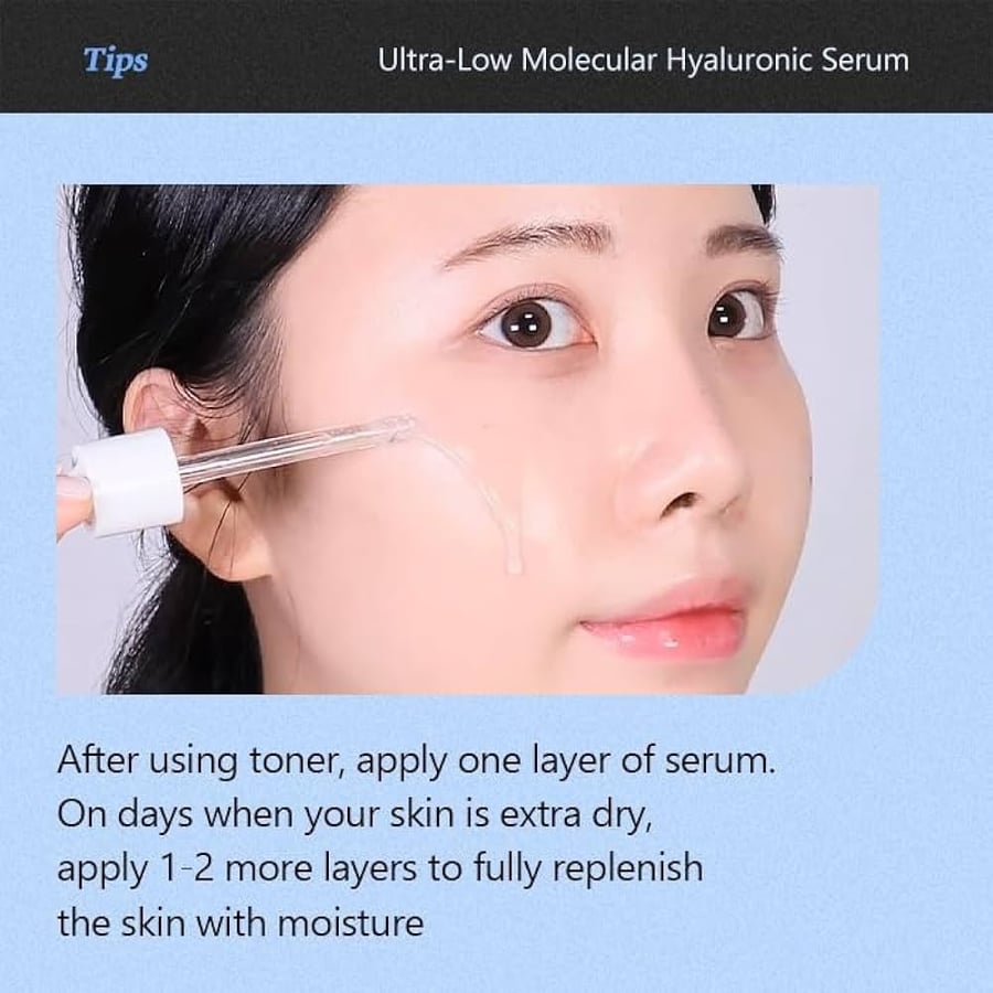 Isntree - Ultra-Low Molecular Hyaluronic Acid Serum إيسنتري - مصل حمض الهيالورونيك منخفض الوزن الجزيئي