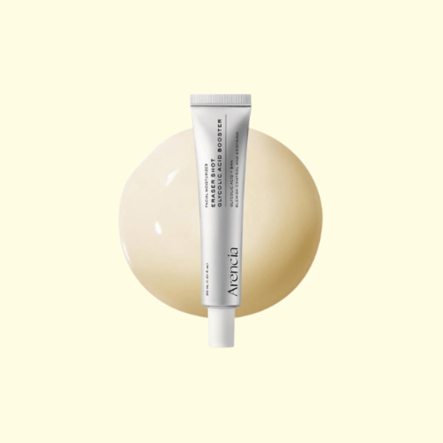 Arencia - Eraser Shot Glycolic Acid Booster تنعيم فائق وتفتيح مضاعف: اكتشفي بوستر Arencia لإشراقة فورية