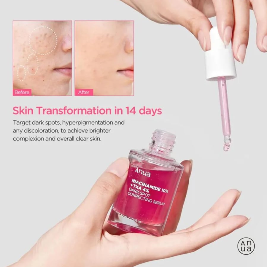 Anua - Niacinamide 10 TXA 4 Serum  أنوا - سيروم البشرة الزجاجية المطور مع السيراميد وحمض الهيالورونيك