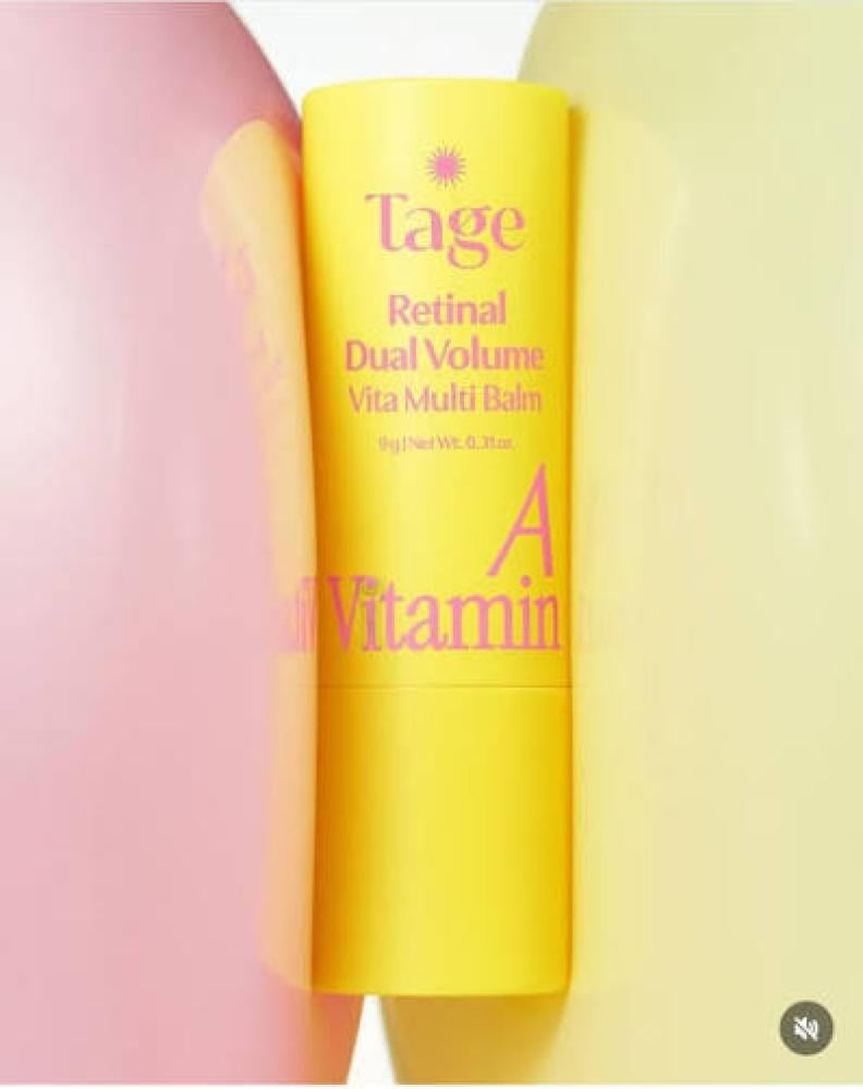 تيج - عصا البلسم المزدوج بالريتينال لشد البشرة وملء الخطوط  Tage - Retinal Dual Volume Vita Multi Balm