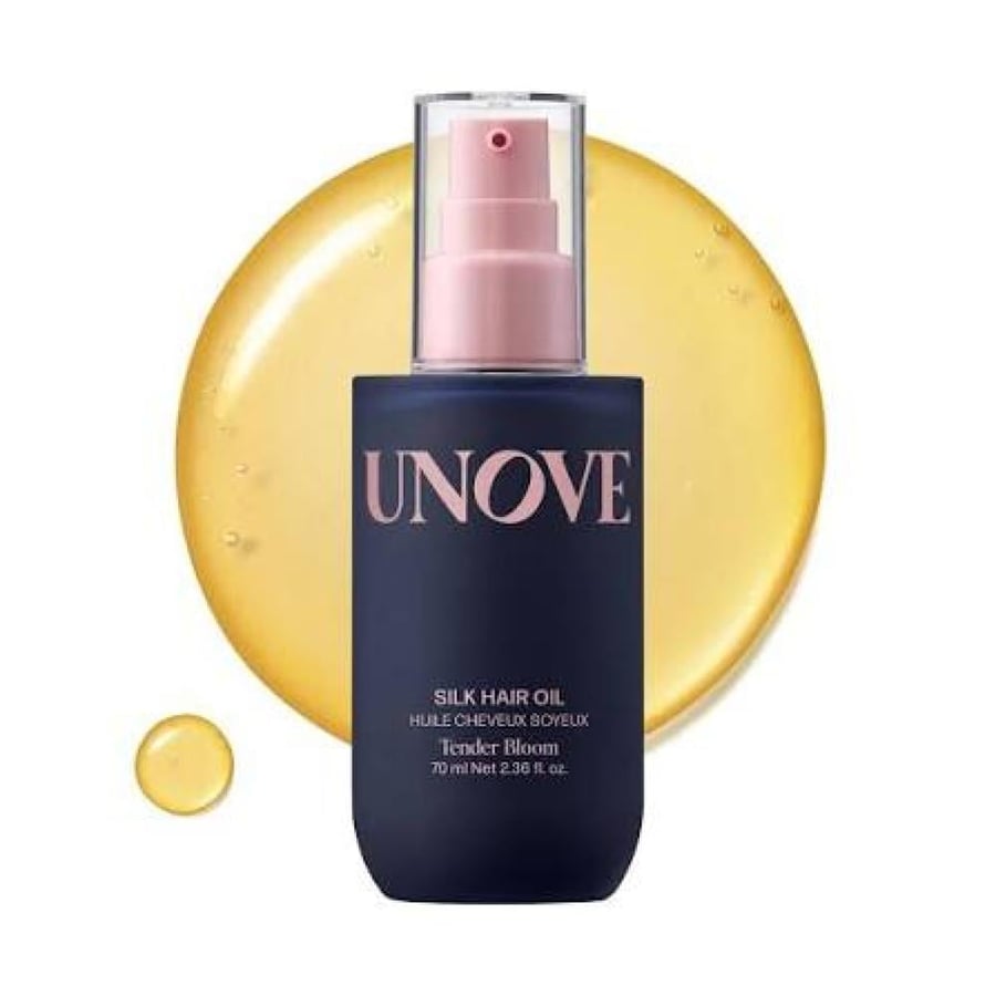 UNOVE Silk Hair Oil Essence 70ml أونوف - سيروم زيت السيلك لترميم الشعر التالف وحمايته من الحرارة