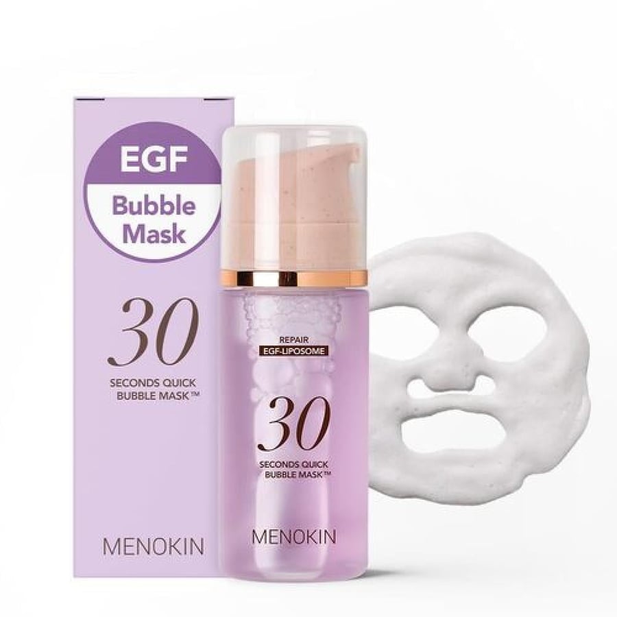 ( MENOKIN 30 Seconds Quick Bubble Mask 95ml ( REPAIR سر النضارة الصباحية السريعة - ماسك الفقاعات لتصحيح البشرة