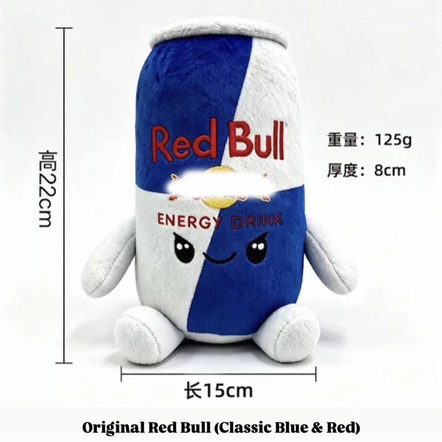 Red Bull Can Plush