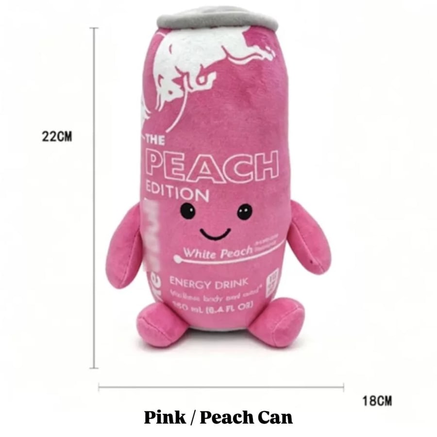 Red Bull Can Plush