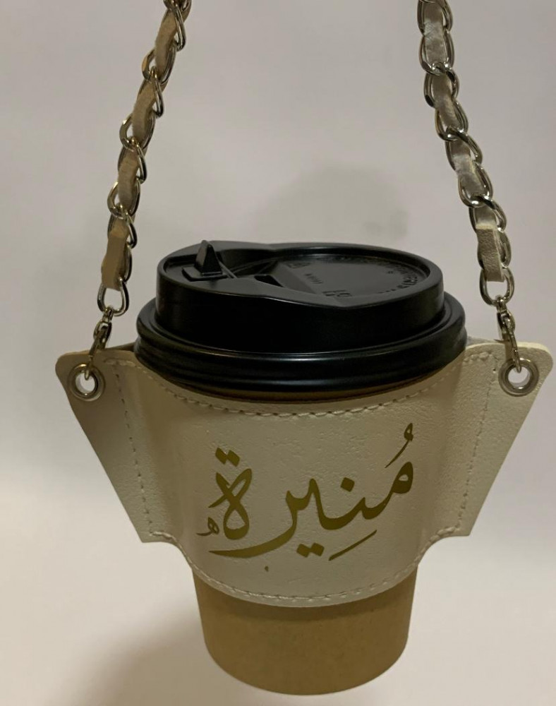 حامل أكواب جلد