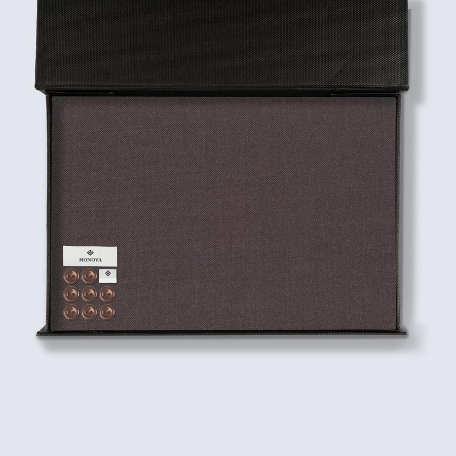 Plain brown monofa fabric 6316-4