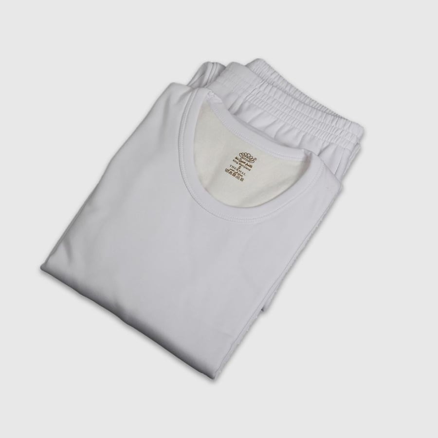 King Merland winter pajamas white