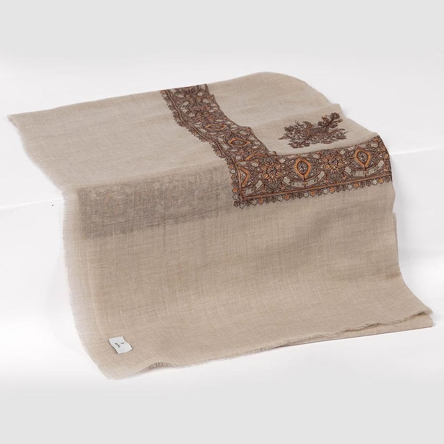 Monofa Kashmiri shawl, super thermal, M281