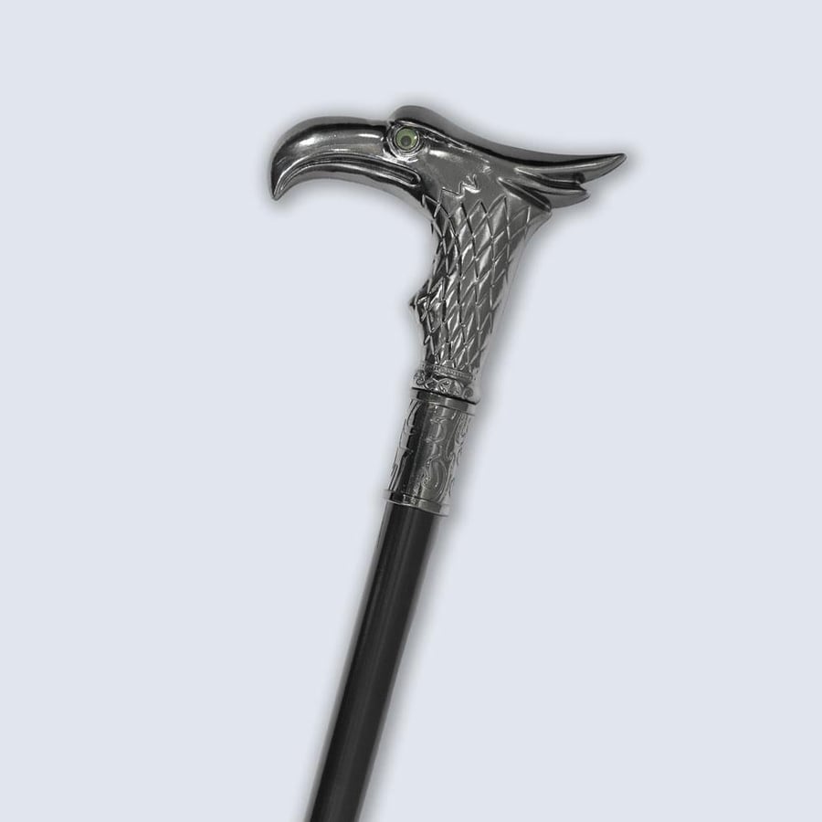 A luxurious stick with an eagle head handle