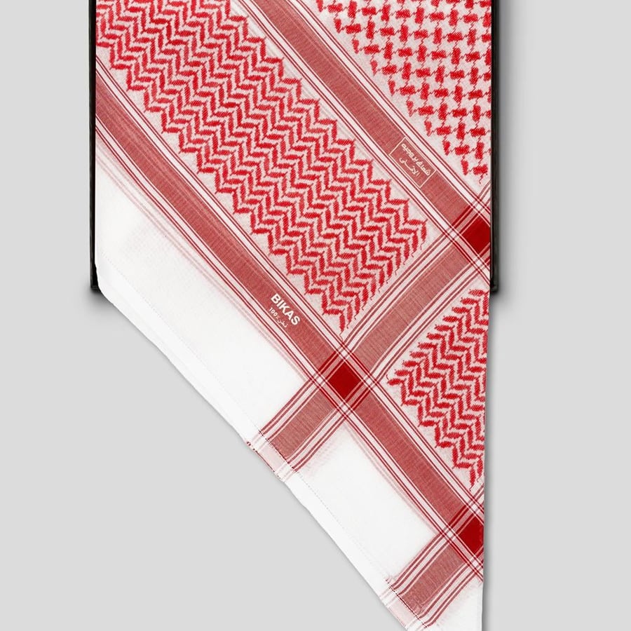 شماغ بروجية احمر بايسك 3