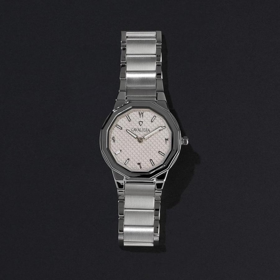 Men's silver watch from the brand CavaLiera CL39SS