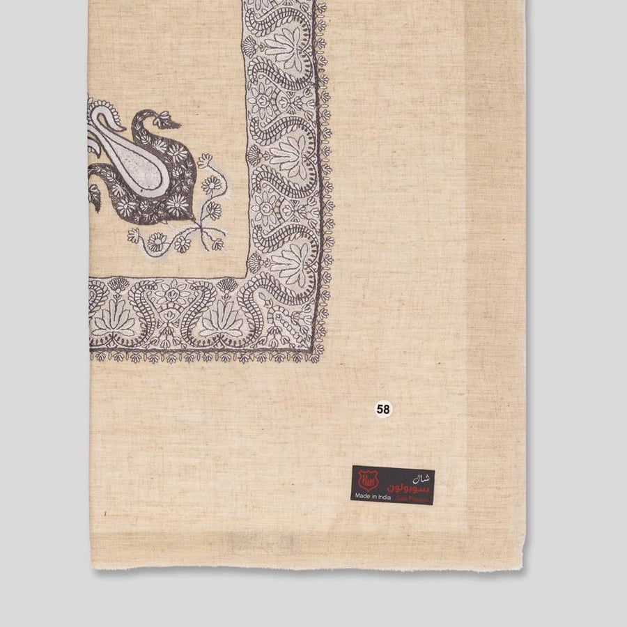 The Indian patterned shawl for horsemen, wide design 403-16