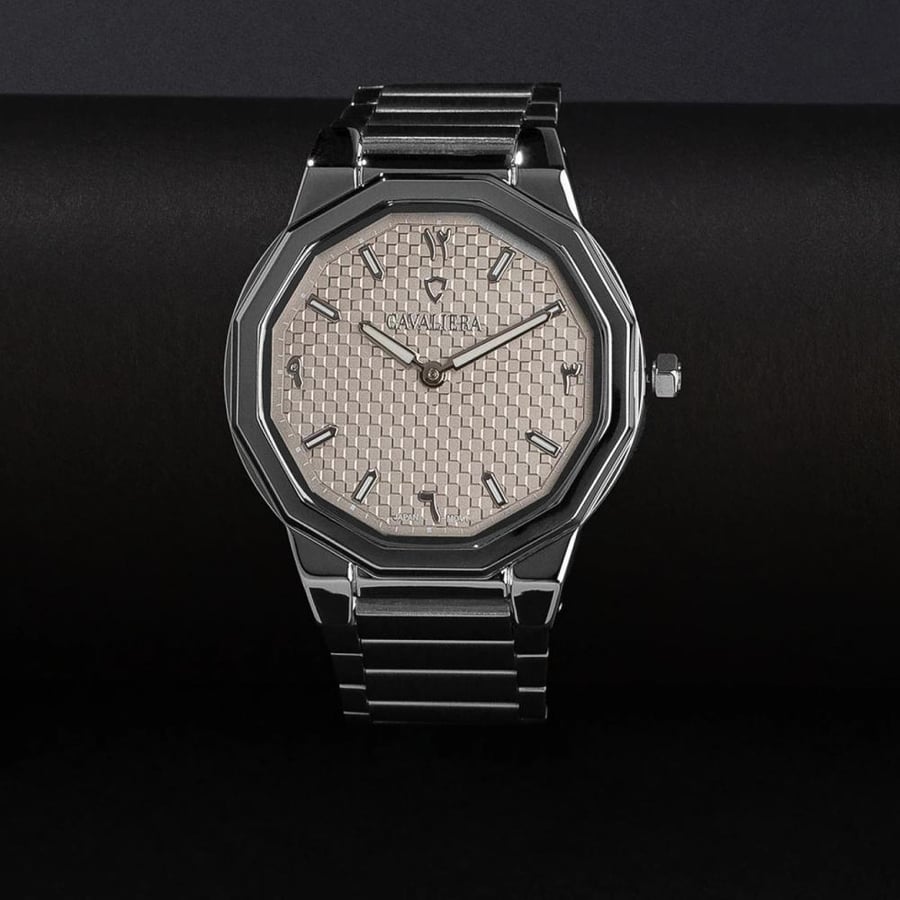 Men's silver watch from the brand CavaLiera CL39SS