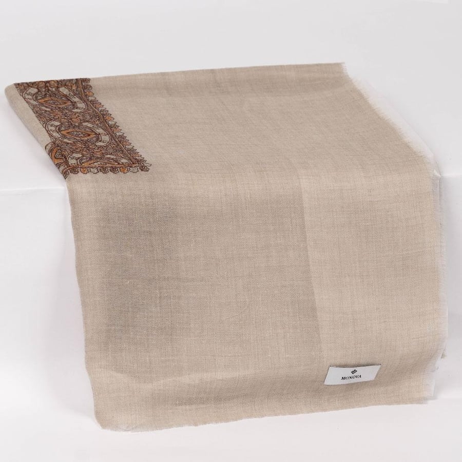 Monofa Kashmiri shawl, super thermal, M281