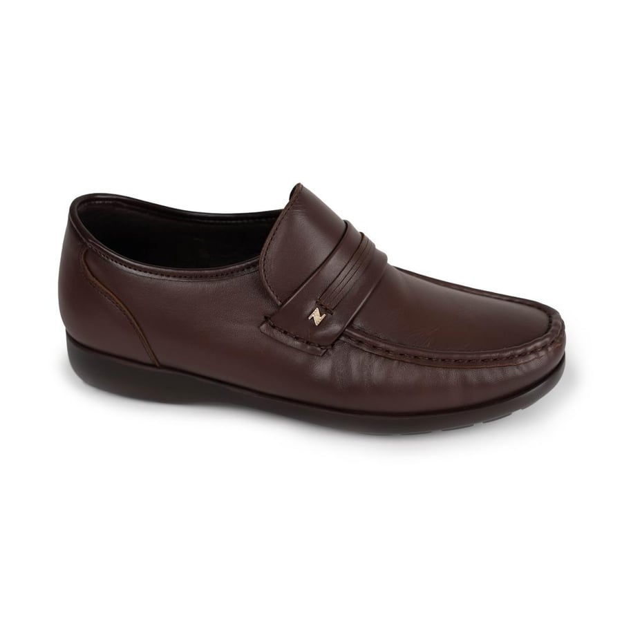 Dark brown loafers shoe boots