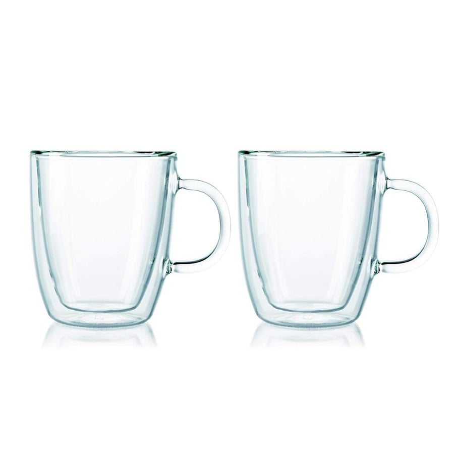 Double glass cup