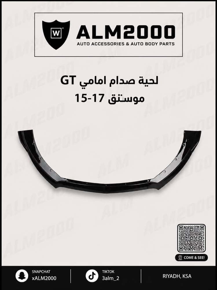 Front Saddam beard GT Mustang 2015-2017