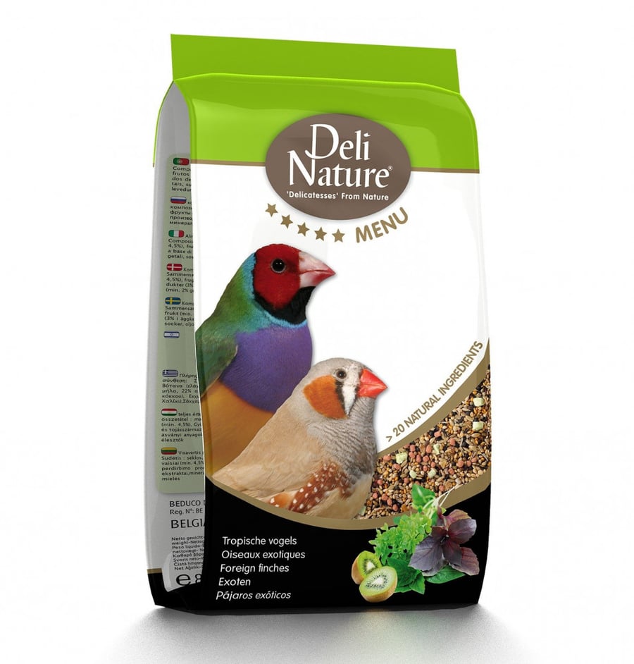 غذاء كامل للعصافير الإستوائية Deli Nature