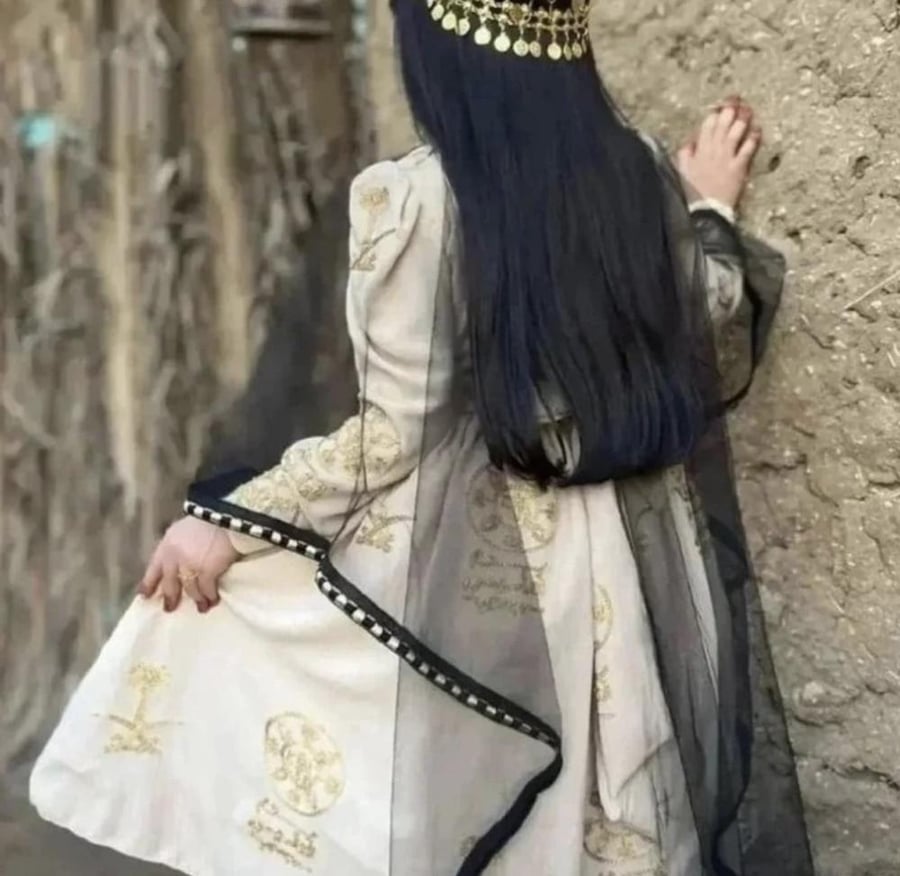 فستان تراثي نجدي يوم التاسيس