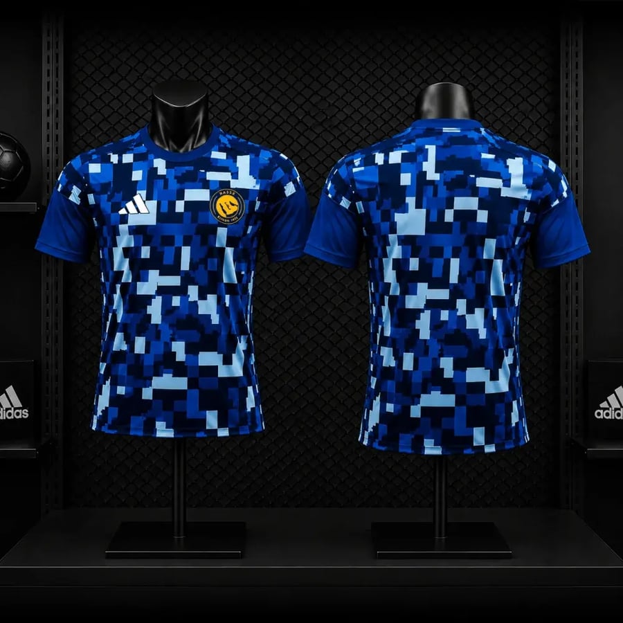 تيشيرت إحماء النصر 2026-2027 فئة لاعبين من الأمام والخلف