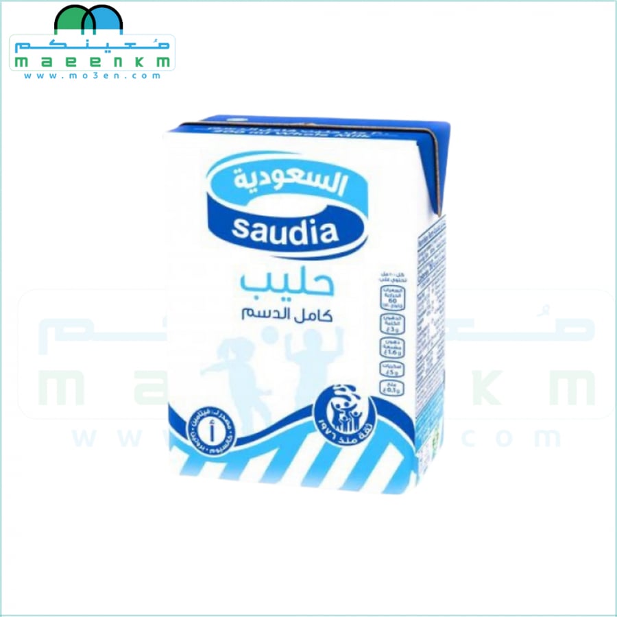حليب السعودية كامل الدسم 200 مل