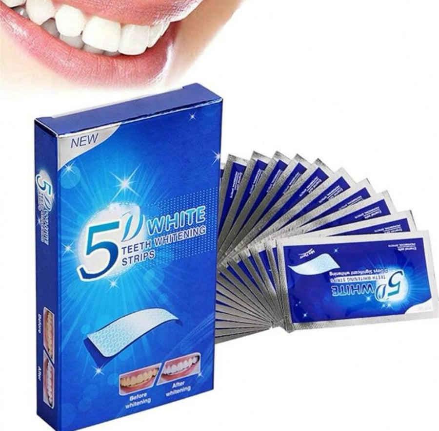 لاصقات تبييض الاسنان تعمل على ازالة الترسبات والاصفرار تفتح الاسنان بشكل فوري