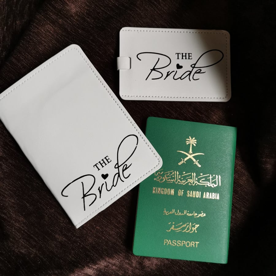 كفر جواز للعروس مع تاق للشنط