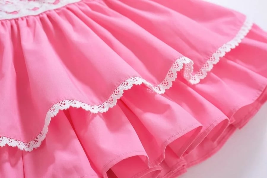 Elegant dress with hair accessory