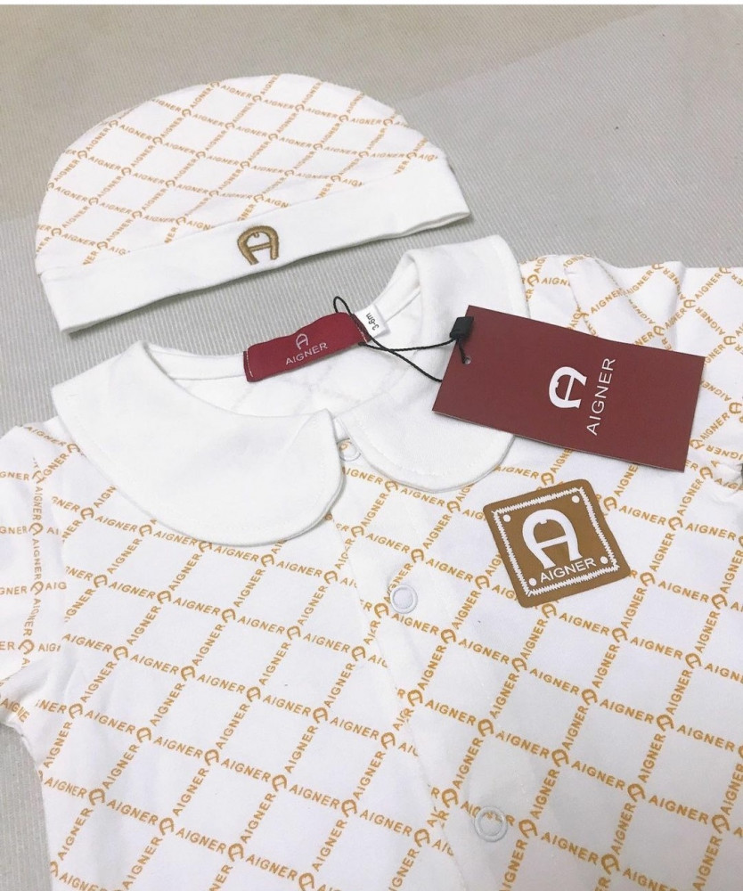 Elegant Qatni-style children's overalls, 3 pieces