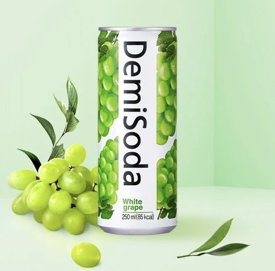 مشروب ديمي صودا العنب إنتاج كوريا 250ml