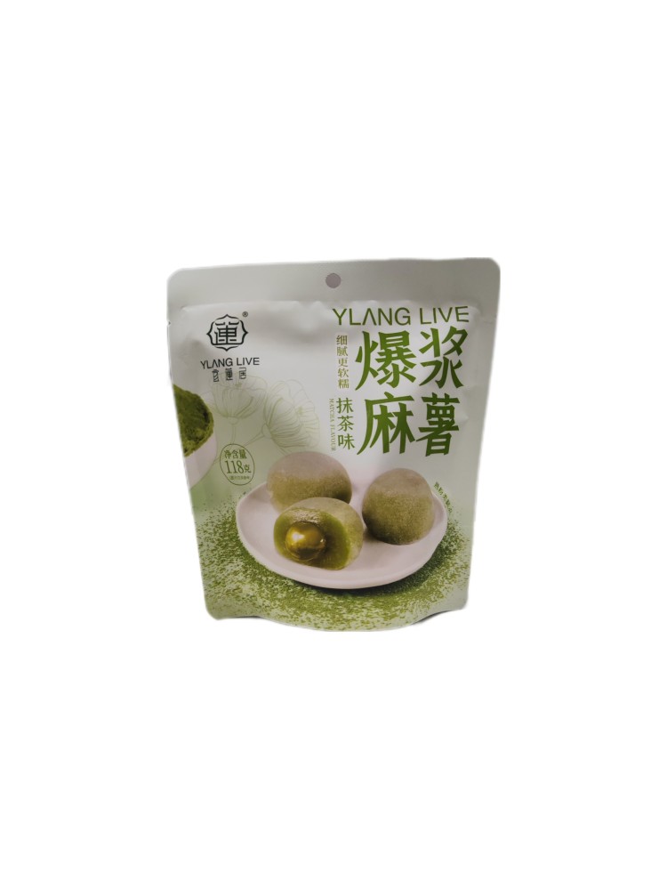Mochi with matcha flavor imported from China 118g
