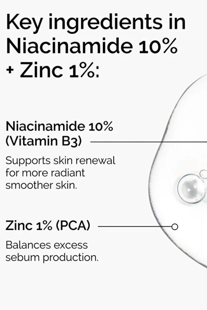 The Ordinary نياسيناميد 10% + زنك 1% 30 مل