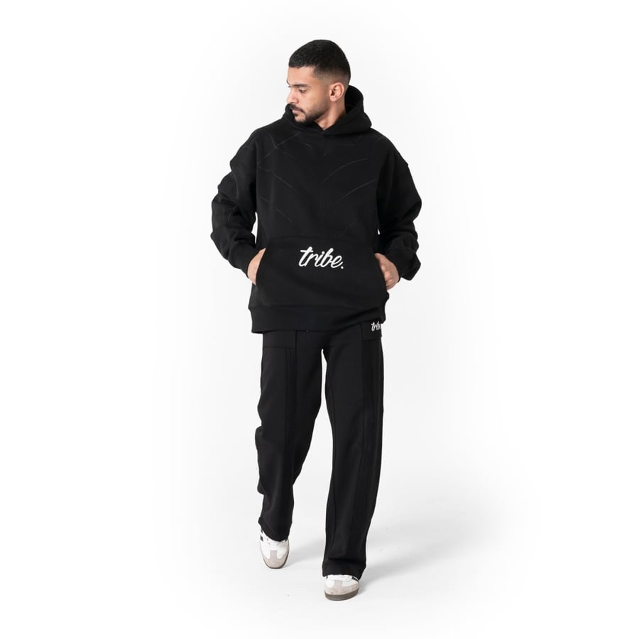 Black Web Hoodie