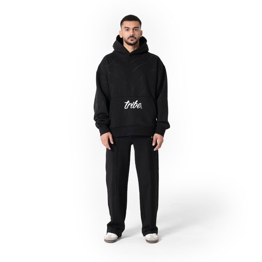 Black Web Hoodie