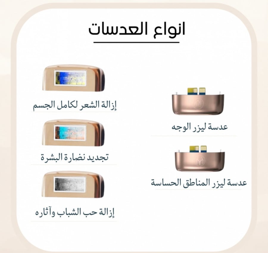3عدسات ليزر ملاي بخاصية التبريد t14 + هدية من اختيارك