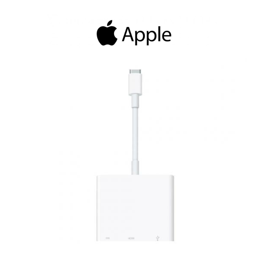 محول USB نوع C رقمي ايه في متعدد المنافذ apple