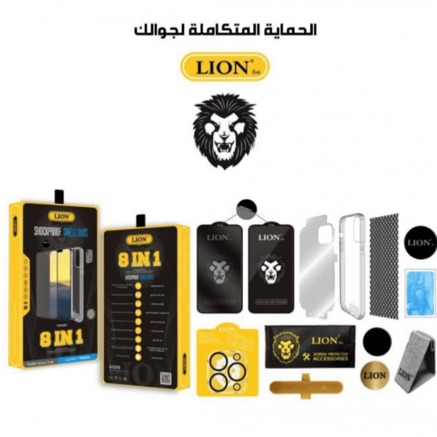 iPhone 12 protection package 8*1 Lion Company