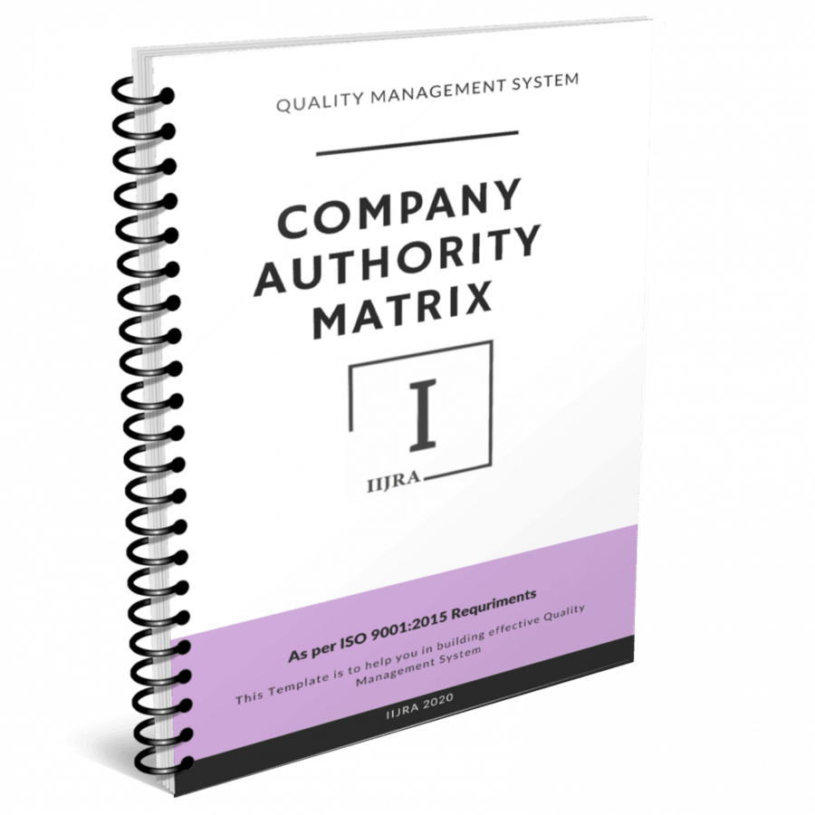 Company Authority Matrix