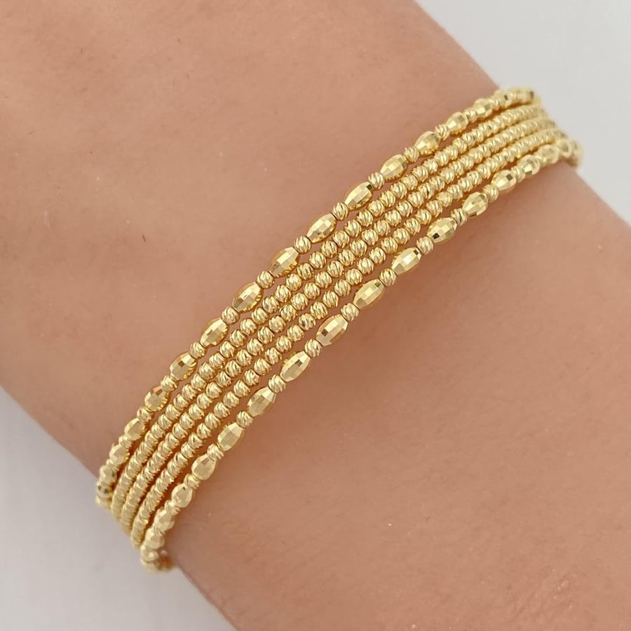 Haifa Kor bracelet, 18k gold, weight 6.55 grams