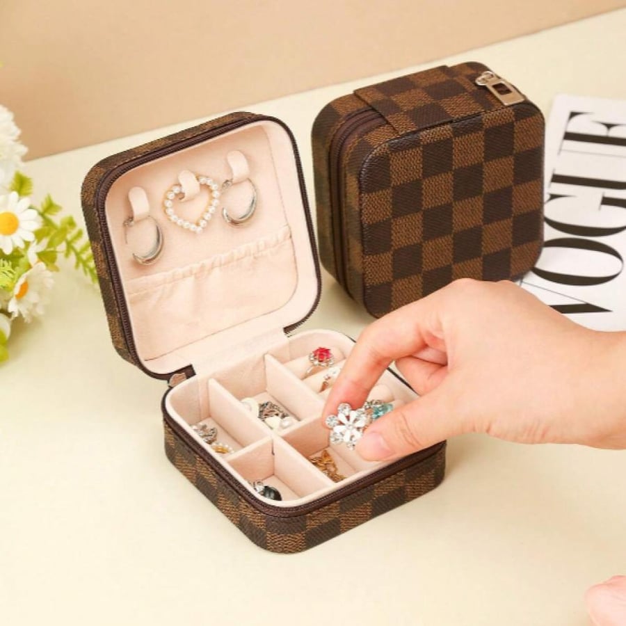Small and elegant gold storage bag