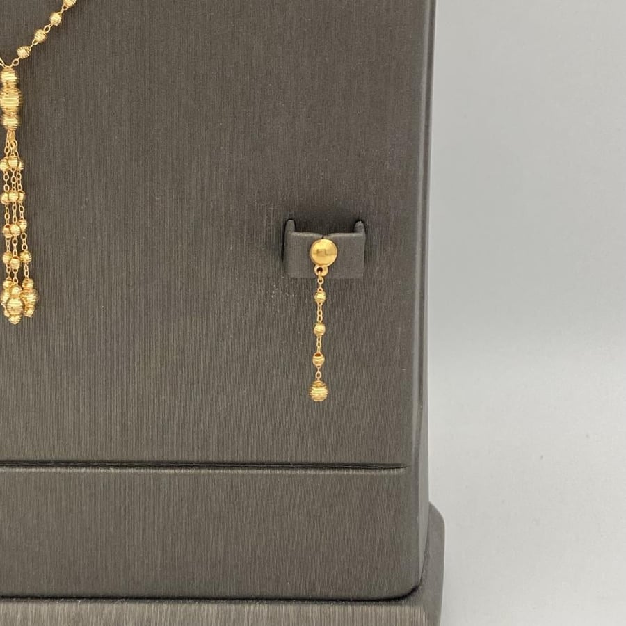 طقم ذهب عيار 21 الوزن 16.42 جرام